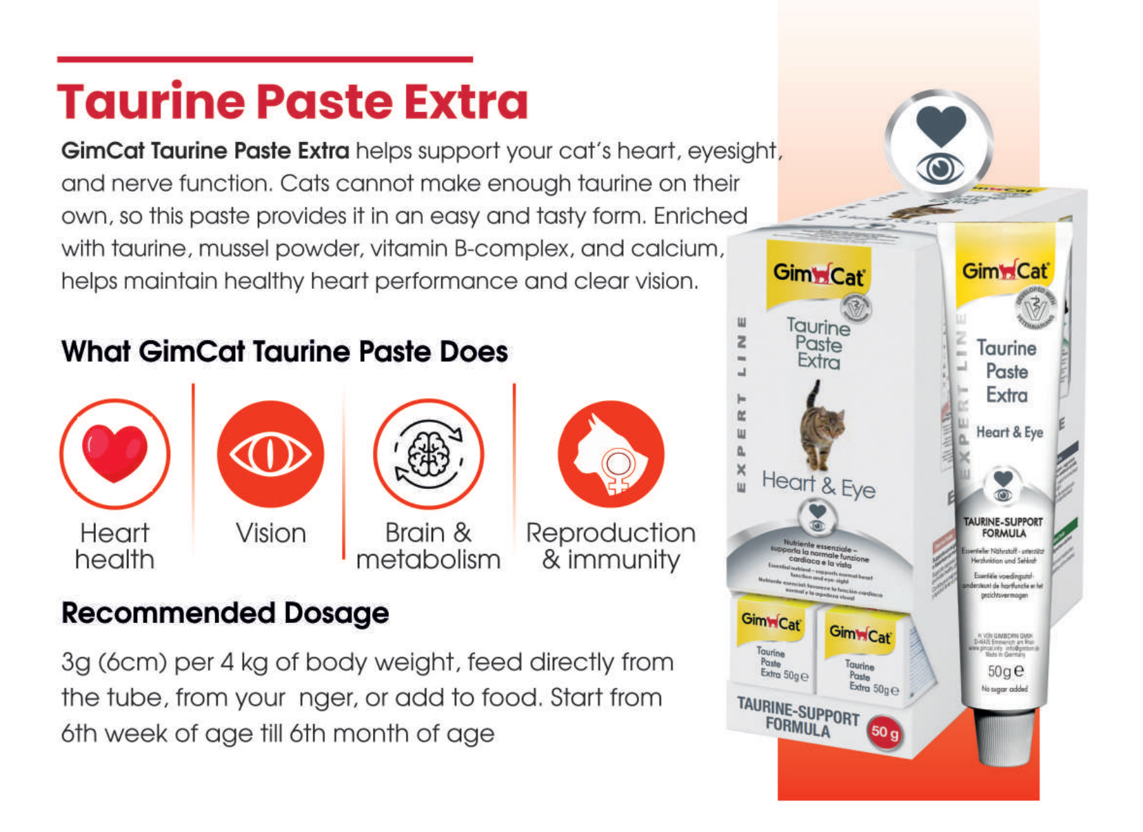 GimCat Taurine Paste Extra 50 G