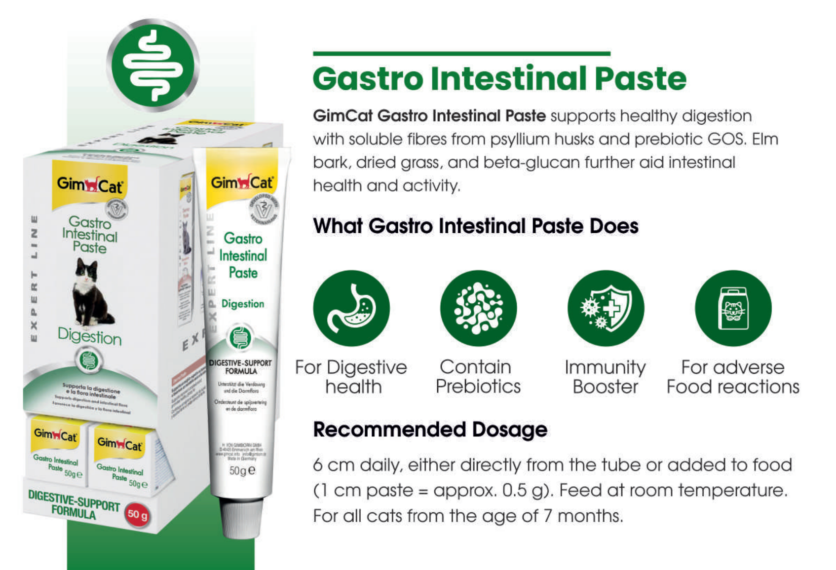 GimCat Gastro Intestinal Paste 50 G