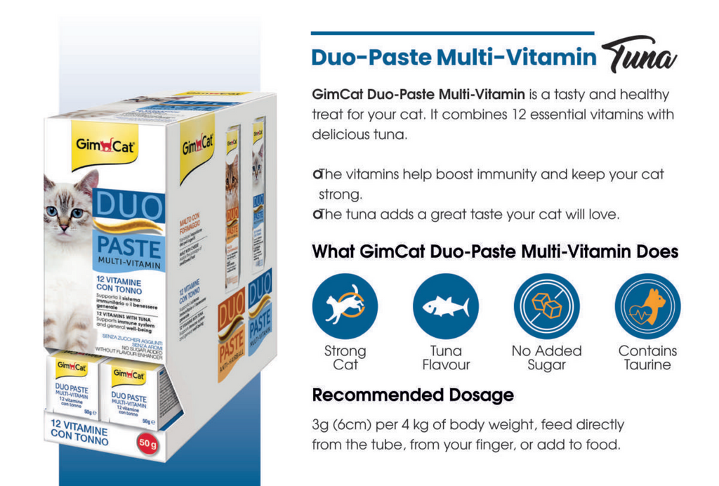 GimCat Duo Paste Multivitamin Tuna 50 G