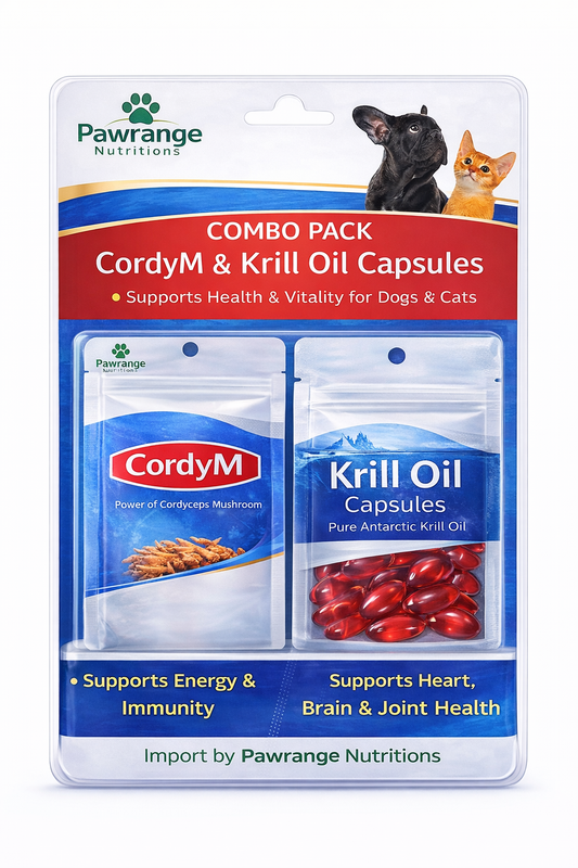 Cordy M + Krill Oil Capsules Immunity & Omega Pack